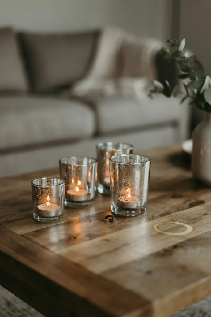 Mercury Glass Votives