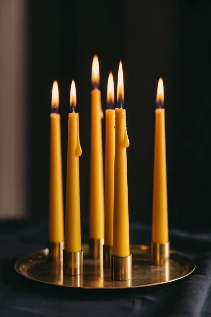 Mixed Height Candles