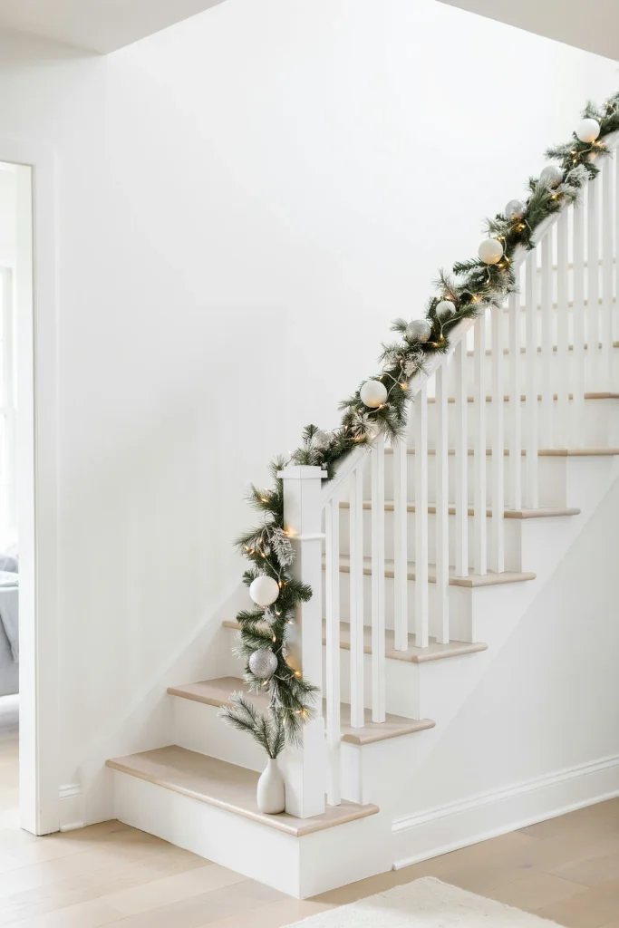 Monochrome White Staircase