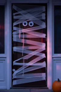 Mummy-Wrapped Door
