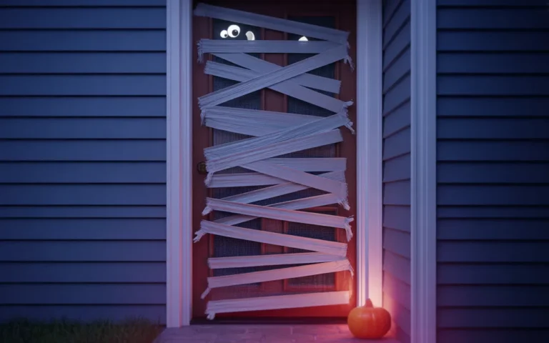 Easy Halloween Door Decorations