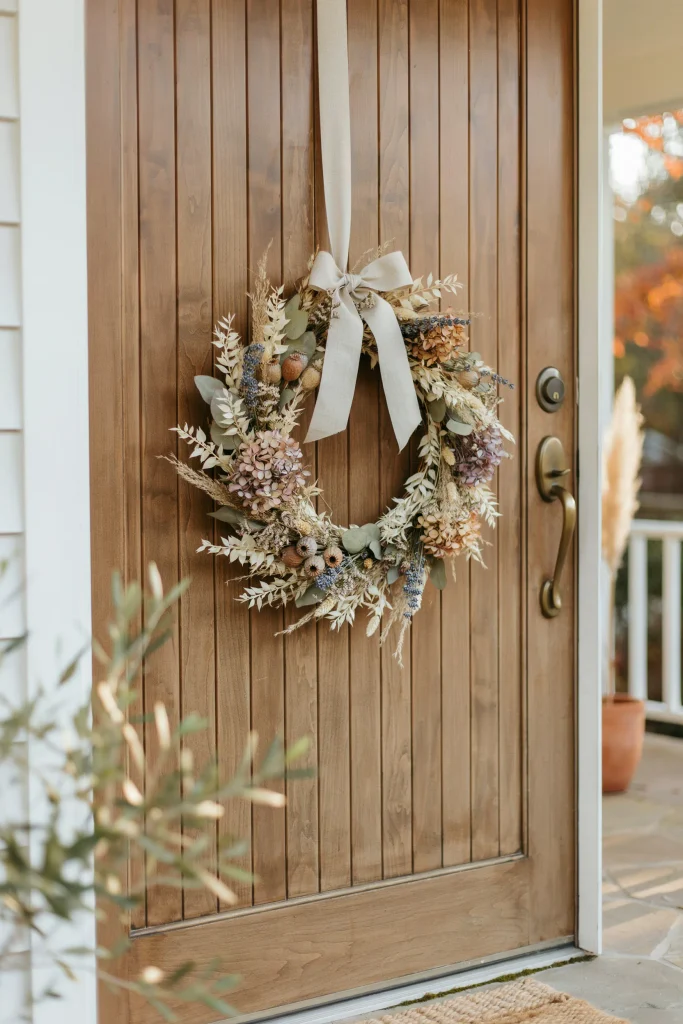 Neutral Ribbon Wreath