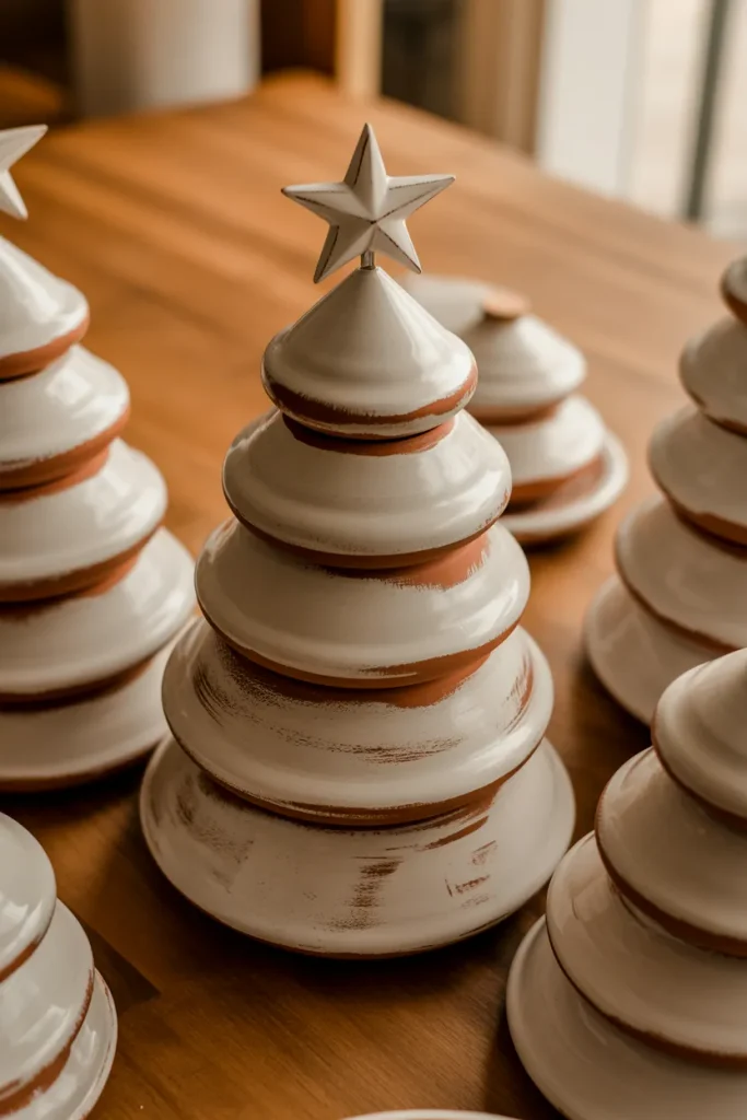  Painted Terracotta Pot Trees