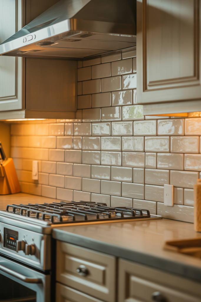 Peel-and-Stick Backsplash