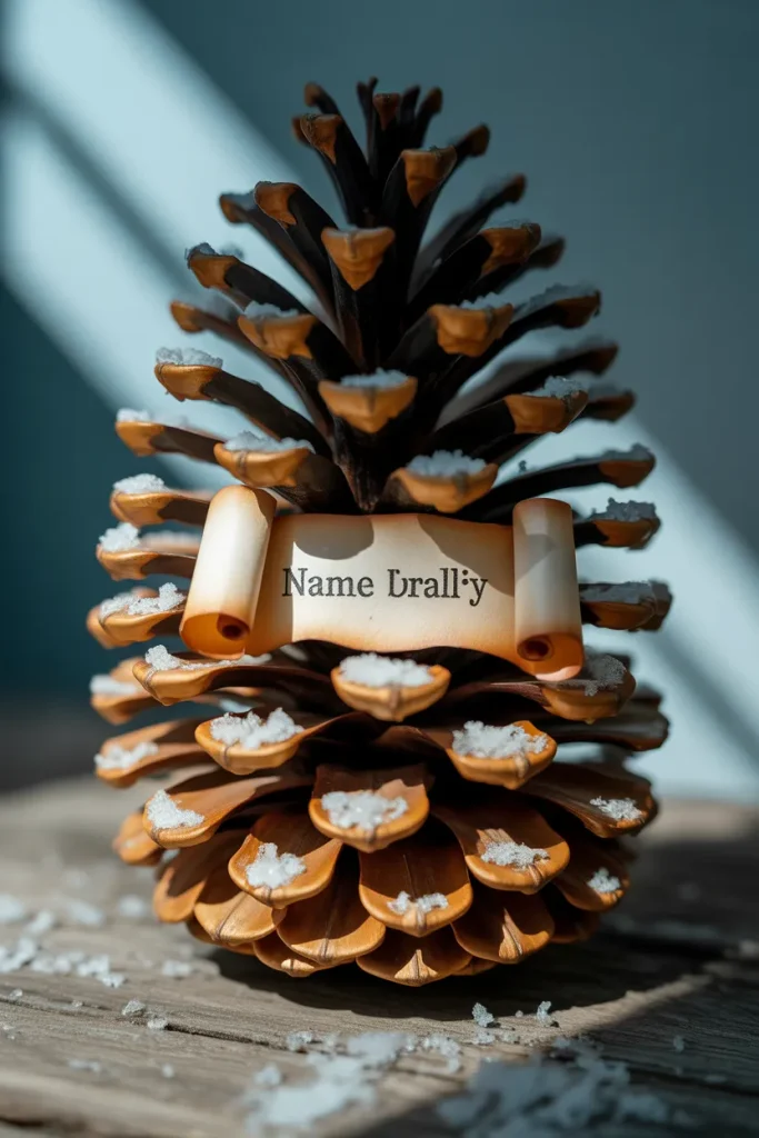 Pinecone Place Cards