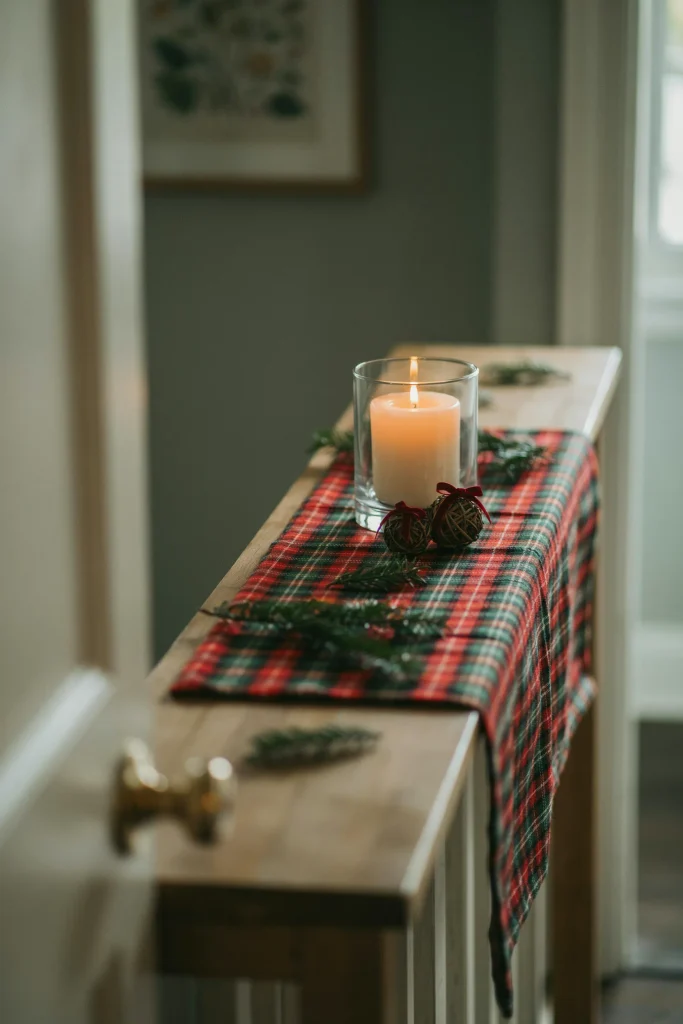 Plaid Runner Table Accent