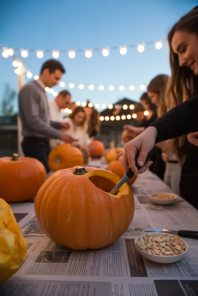 Pumpkin Carving Live Station