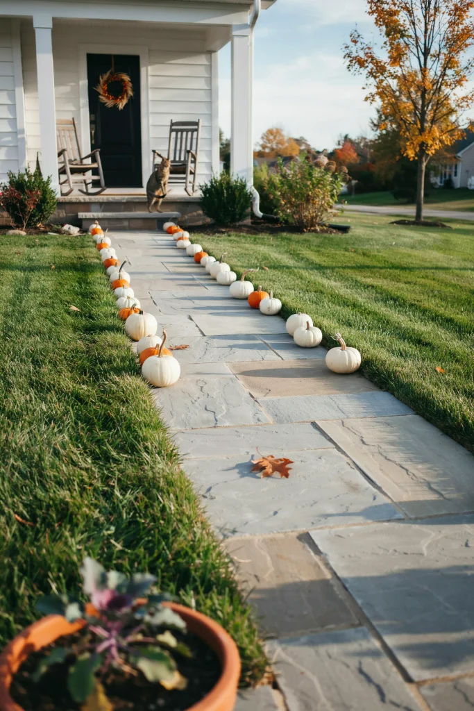 Pumpkin Pathway Lining