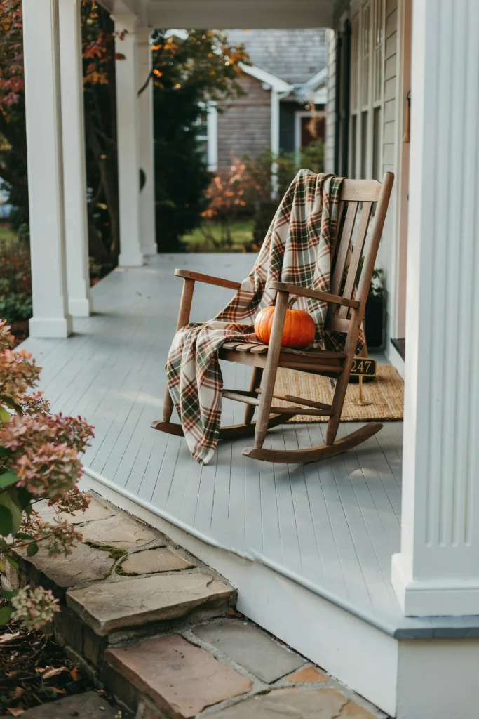 Rustic Rocking Chair Vignette