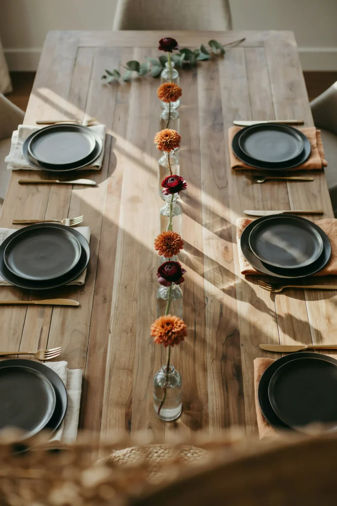 Single Stem Bud Vase Row