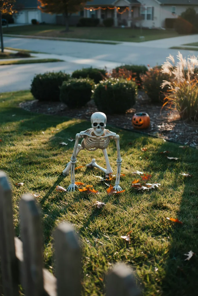 Skeleton Crawling Out of Ground
