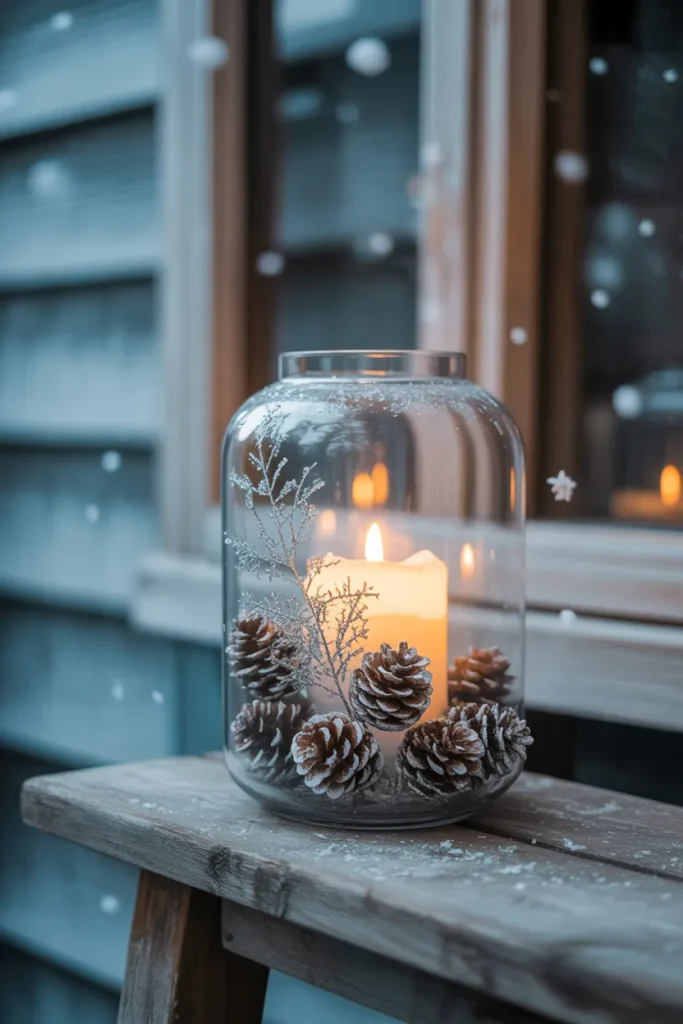 Snowy Pinecone Filler