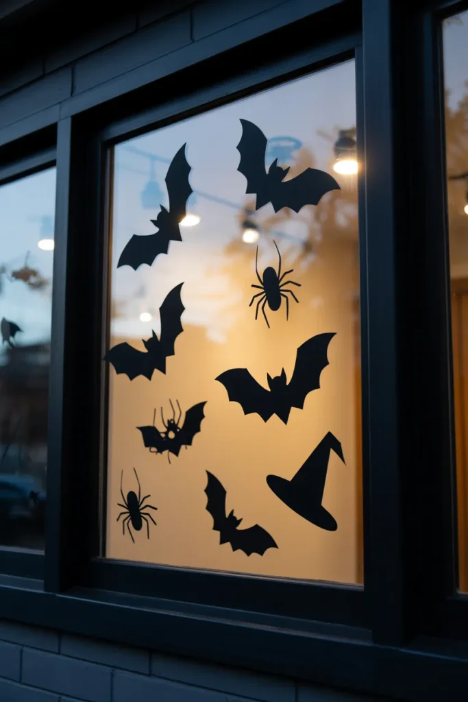 Spooky Silhouette Window Clings