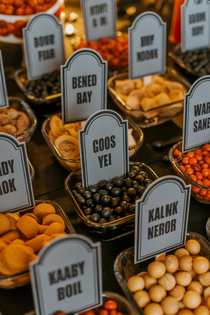 Spooky Snack Grave Markers