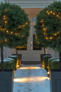 Uplit Topiary Trees