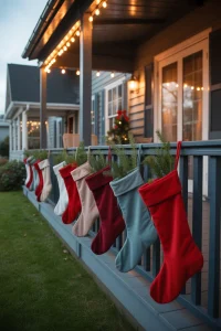 Velvet Stocking Display