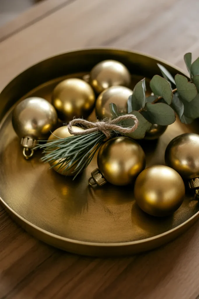 Vintage Brass Ornament Tray