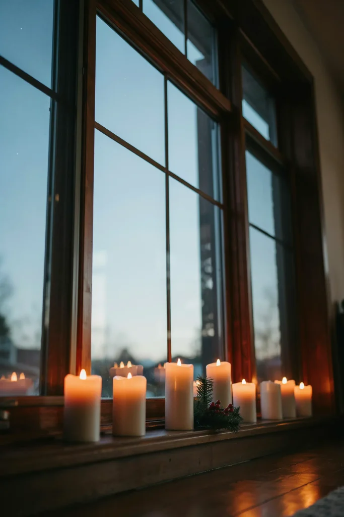 Warm Glow Window Candles