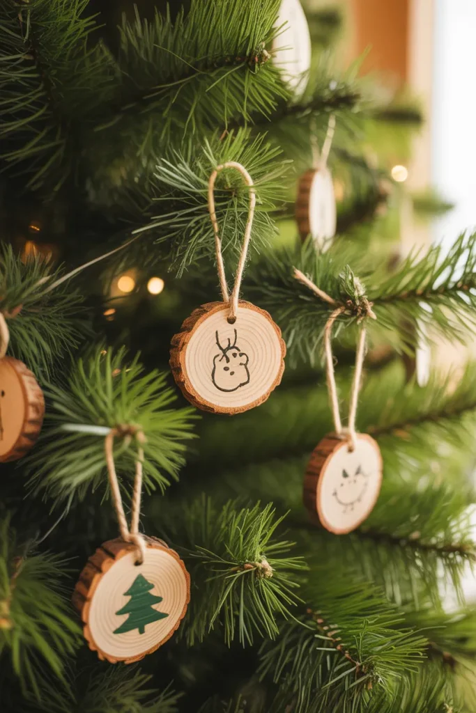 Wood Slice Ornaments