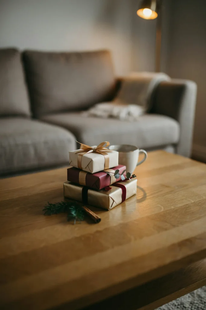 Wrapped Gift Stack