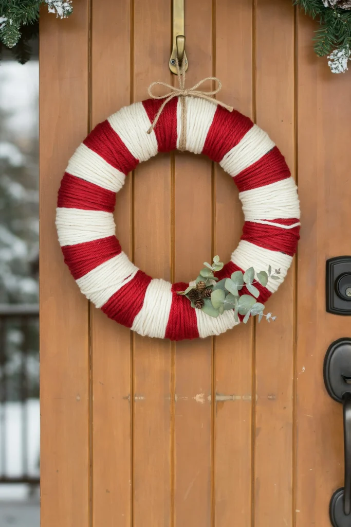Yarn Wrapped Wreath