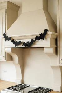 Bat Garland Over the Range Hood