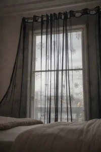 Black Sheer Curtains