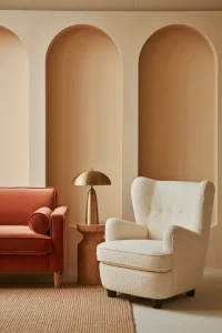 Boucle and Velvet Furniture