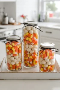 Candy Corn Jars