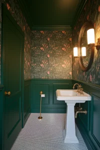 Coordinating Paint and Wallpaper