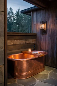 Copper or Galvanized Tub