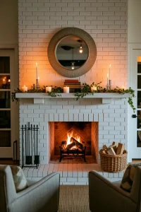  Fireplace or Faux Fireplace Glow