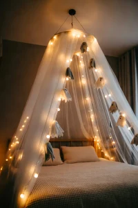 Ghost Fairy Light Canopy