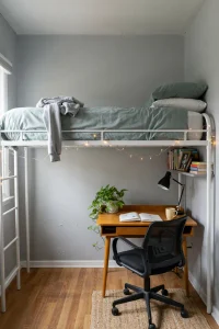 Loft Bed With Desk Below