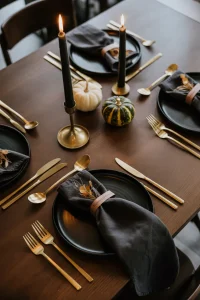 Moody Black Tableware