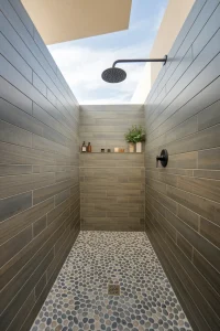 Pebble Shower Floor
