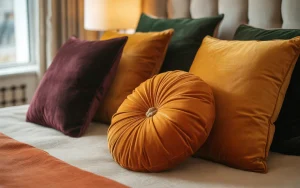 Pumpkin Velvet Pillows
