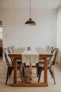 Balance Rustic and Modern Pieces