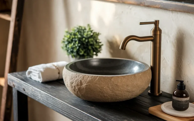 Rustic Small Bathroom