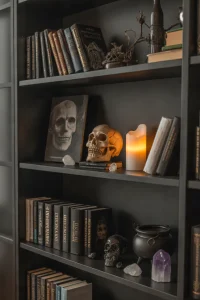 Witchy Bookshelf Corner